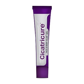 Cicatricure Scar Gel Cream Reduces Visible Scarring From Surgery, Burns, Acne, Injury 1.0 oz ( 2pk.)