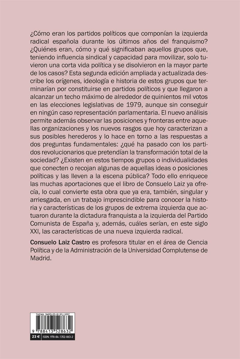 La lucha final: Los partidos de la izquierda radical durante la transición española: 974 (Mayor)