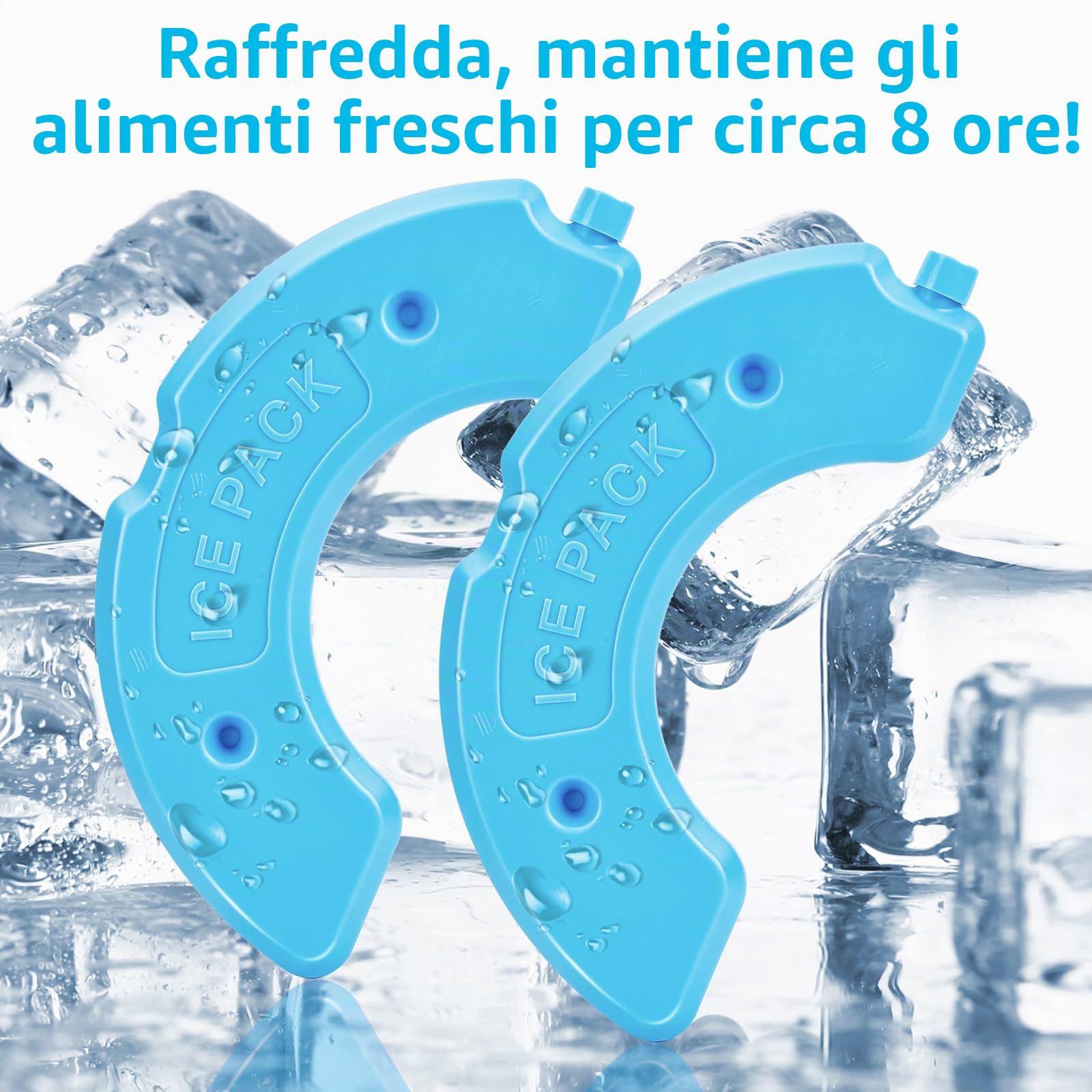 Ownpets Mangiatoia automatica per cani e gatti, due pacchetti di ghiaccio per mantenere il cibo fresco, timer programmabile, 6 pasti, alimentazione USB, per cibo secco e umido, bianco