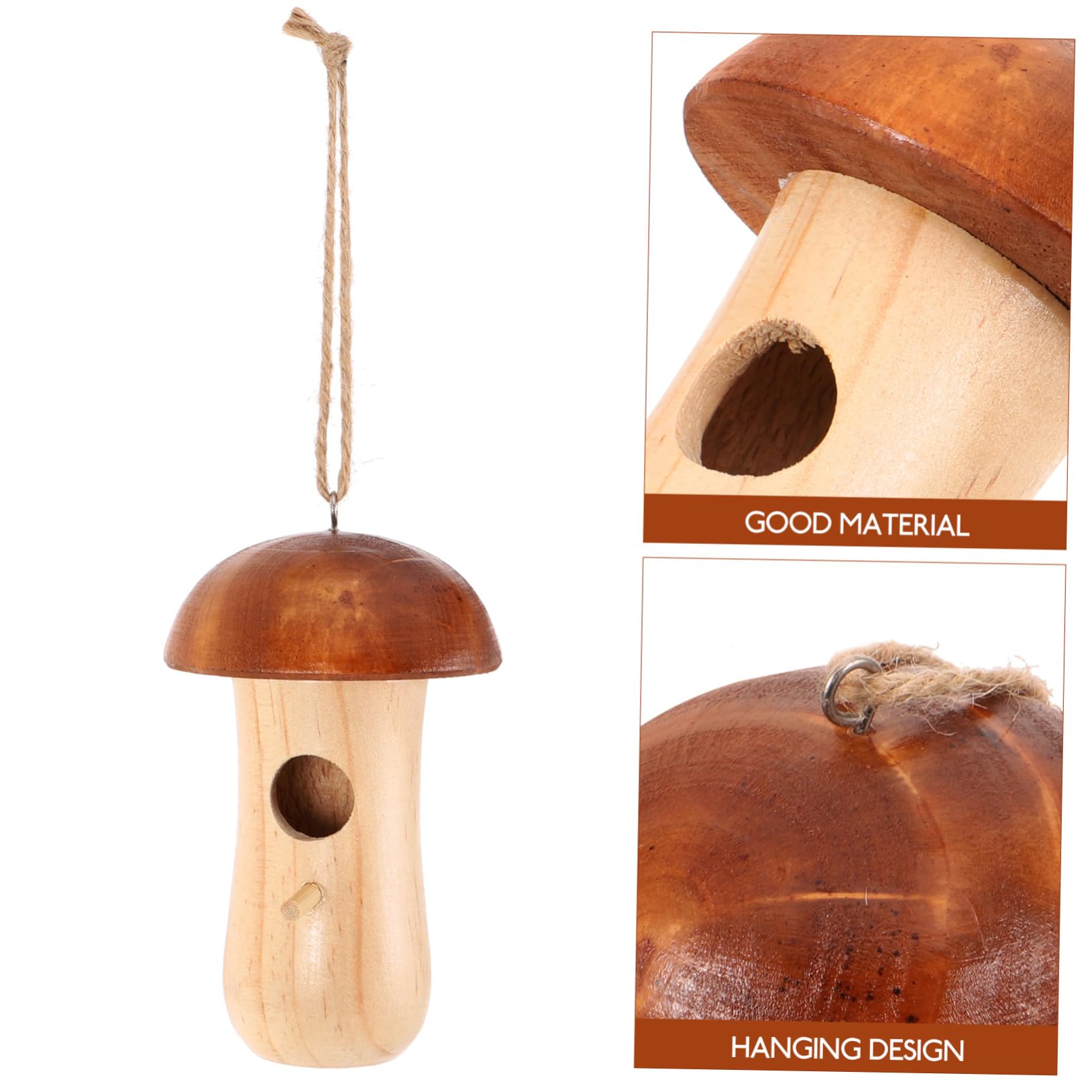 Sosoport 5 Pz casa del colibrì vassoio per appendere cibo per uccelli mangiatoia per pappagalli selvatici bird feeder birdgarden mangiatoia per uccelli sagomata da appendere Di legno