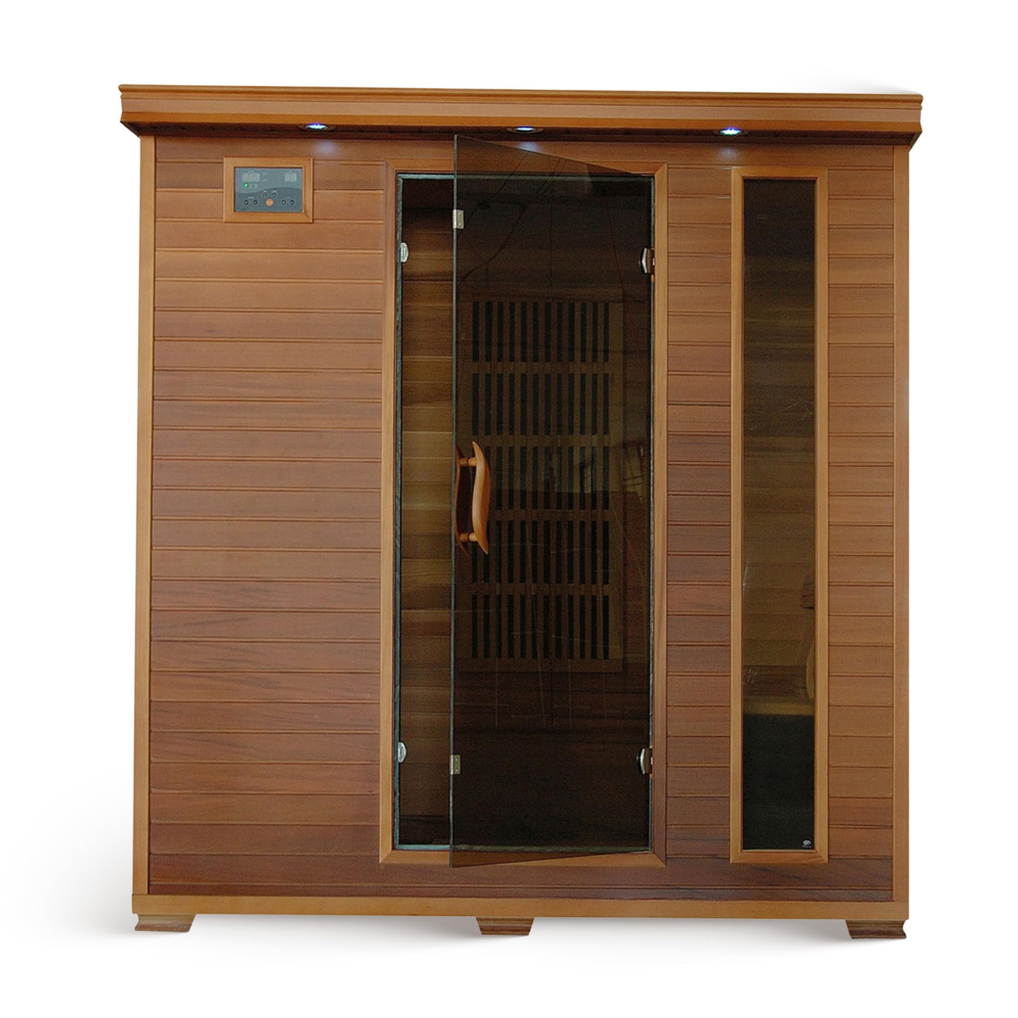 Blue Wave Klondike 4-Person Cedar Infrared Sauna with 9 Heaters