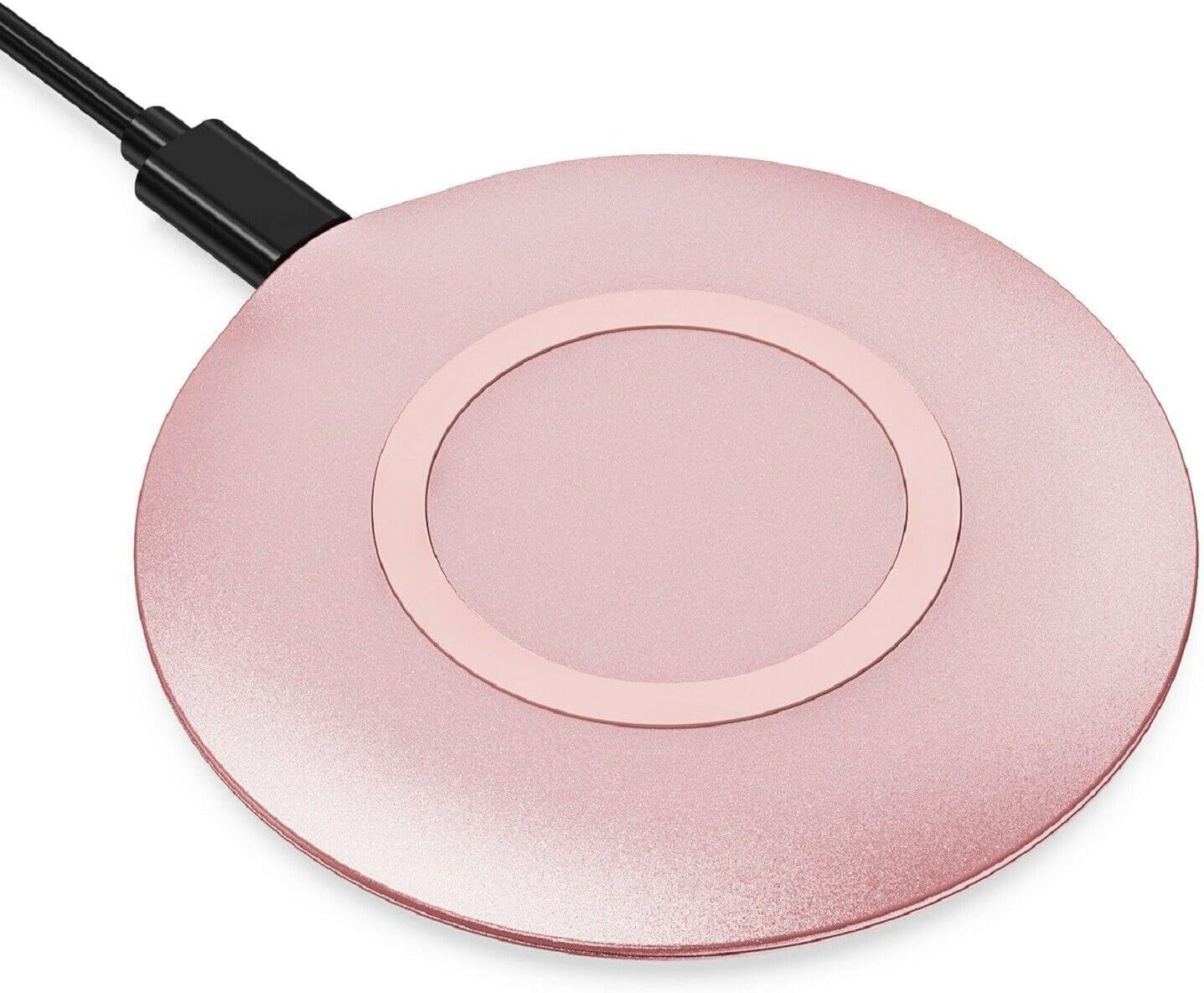 15W Wireless Charger Fast Pink Compatible with Boost Mobile Celero 5G Plus (ONLY for 2024), Charging Pad Slim Quick Charge