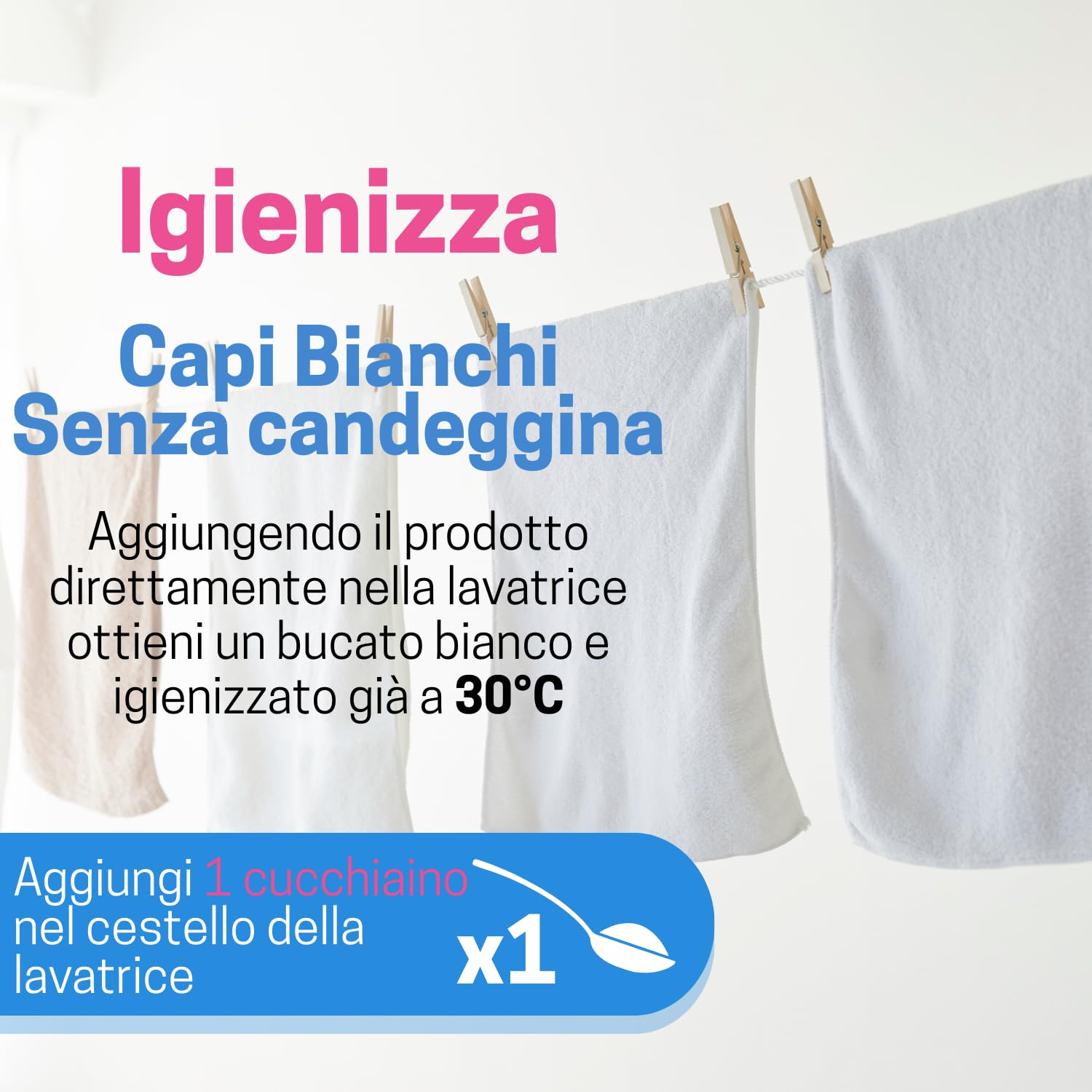 Percarbonato di Sodio per Bucato Puro (10 Kg, 1700 Lavaggi) Smacchiatore Bucato ad Azione Sbiancante Smacchiante Igienizzante Naturale, Antimuffa, Busta Richiudibile - IN OMAGGIO 50gr di Acido Citrico
