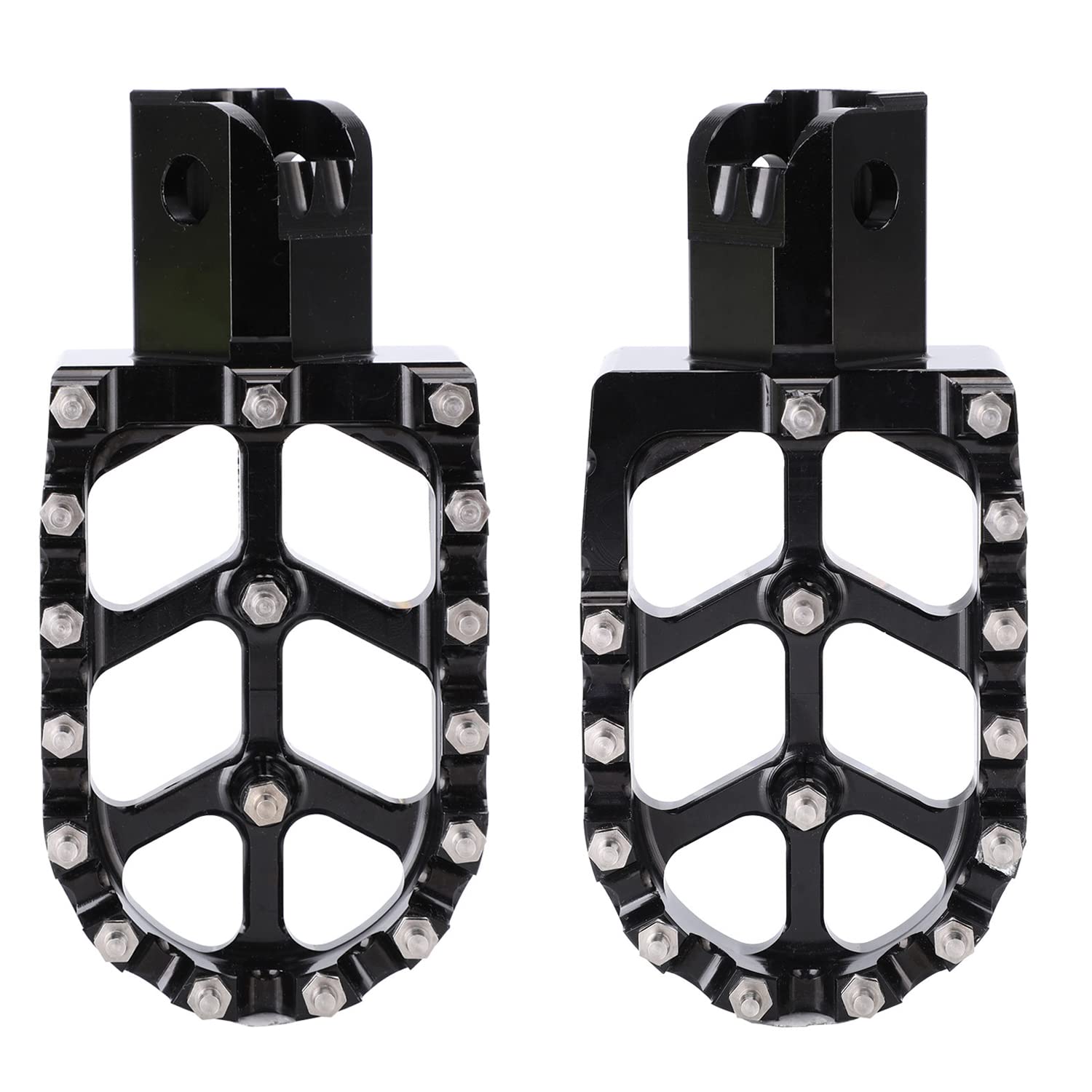 Repose-pieds Pliables Pour Moto/vélo/scooter - En Aluminium Antidérapant - Universels Et Robustes