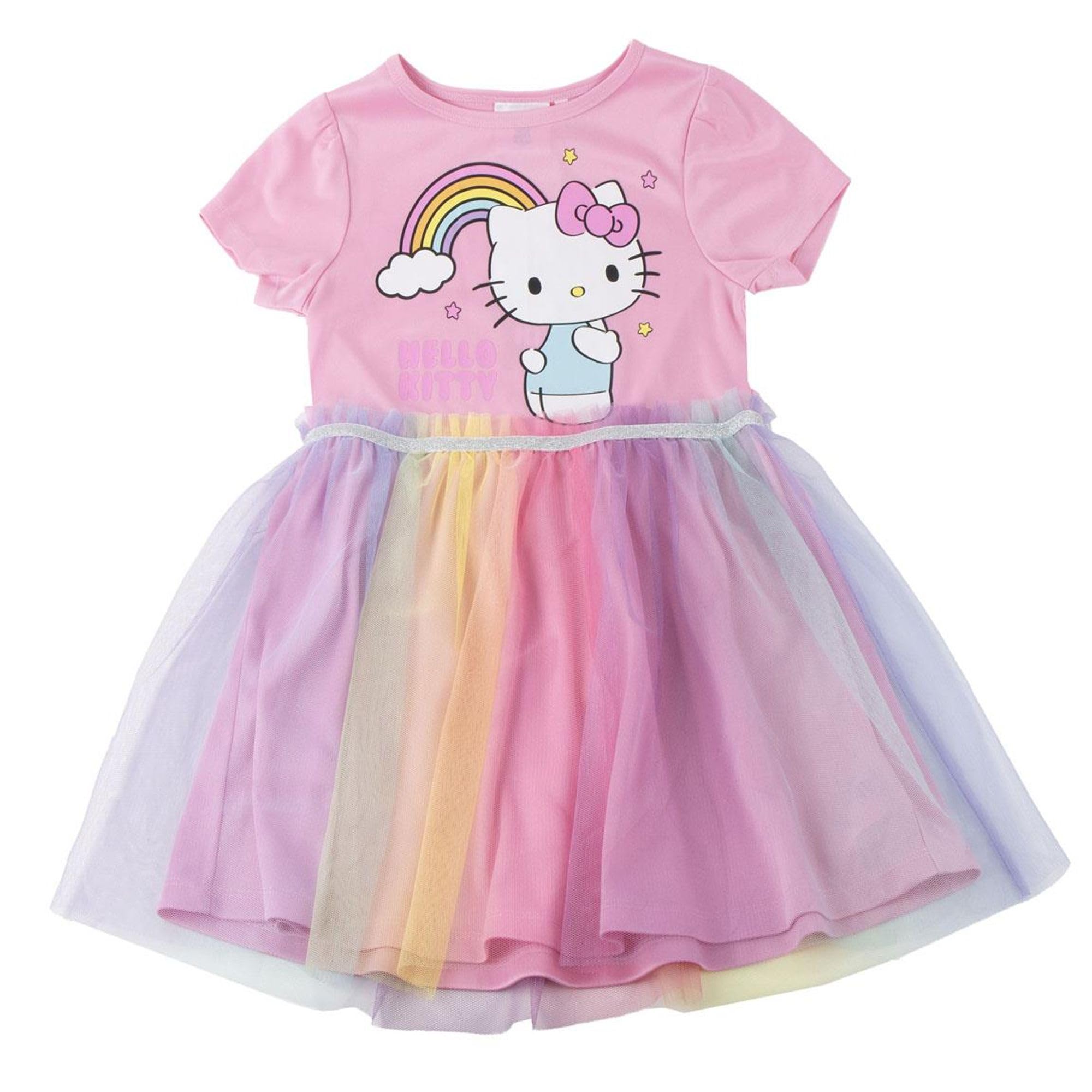 Hello Kitty Mädchen Sommerkleid - Ärmelloses Mädchenkleid Hello Kitty, Lässige Mädchenbekleidung, Bequem und Leicht, Ideal für den Alltag