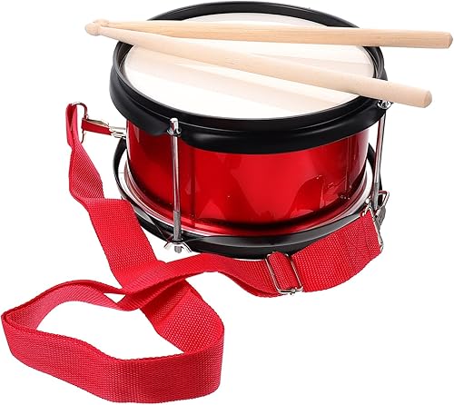 Milisten 1 juego de regalo para estudiantes, baquetas de tambor para niños, correa de hombro para instrumentos, palos de pulgada ajustables para