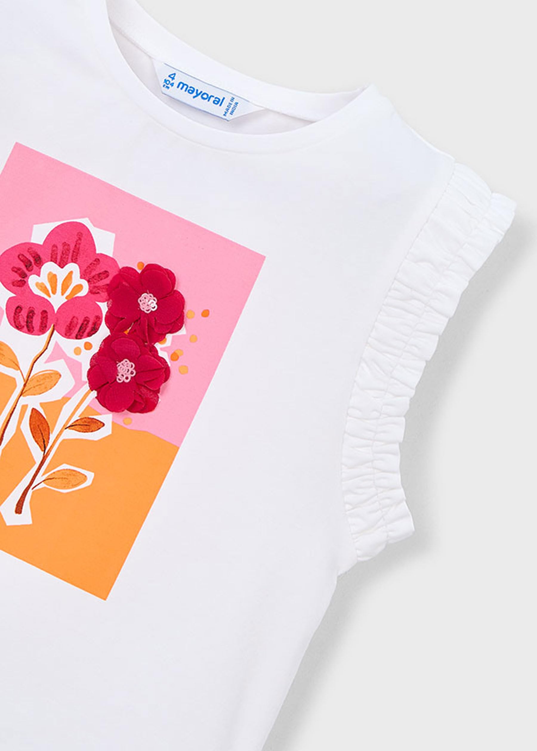 Mayoral Top Bambina - Bianco 3023 40