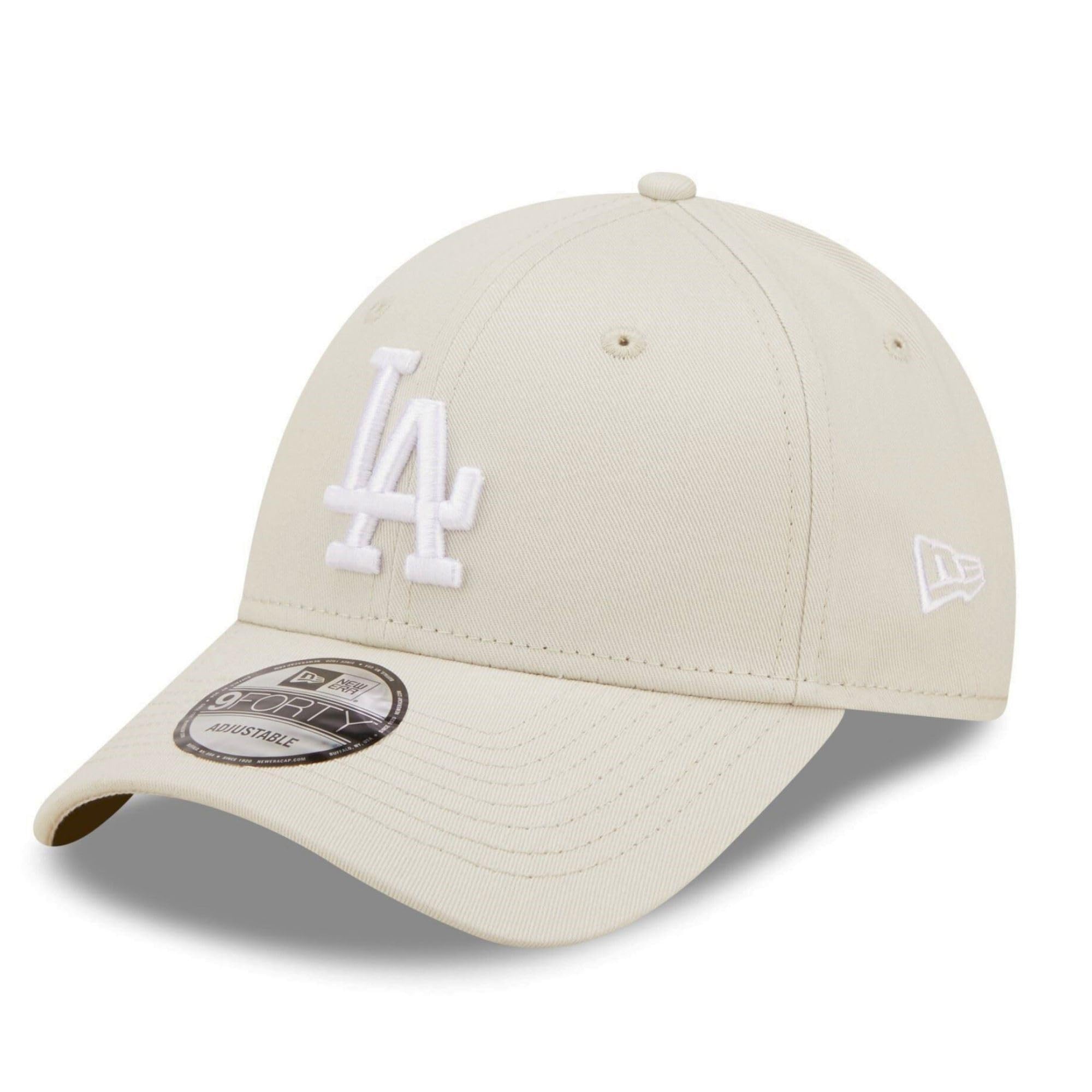 New Era Los Angeles Dodgers MLB League Essential Beige 9Forty Adjustable Snapback Cap โ image 1