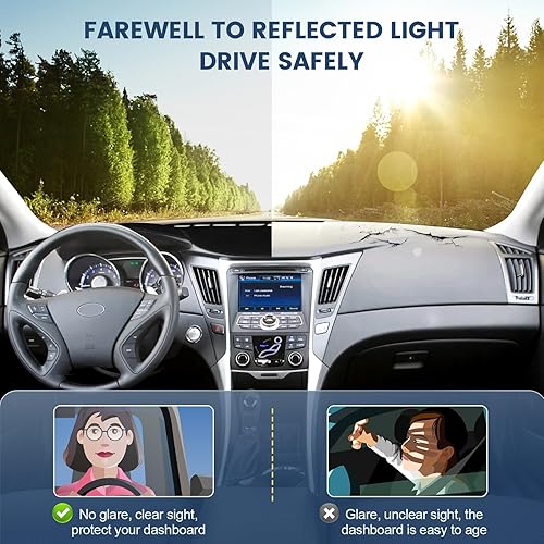 Miniatura 4 de Cubierta de salpicadero de ajuste personalizado para Ford Maverick 2022 2023 2024 cubierta de salpicadero antideslizante protector protector de