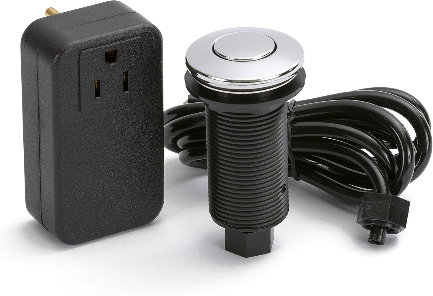 Lew Electric Push Button Garbage Disposal Air Switch and Controller (Champagne Bronze)