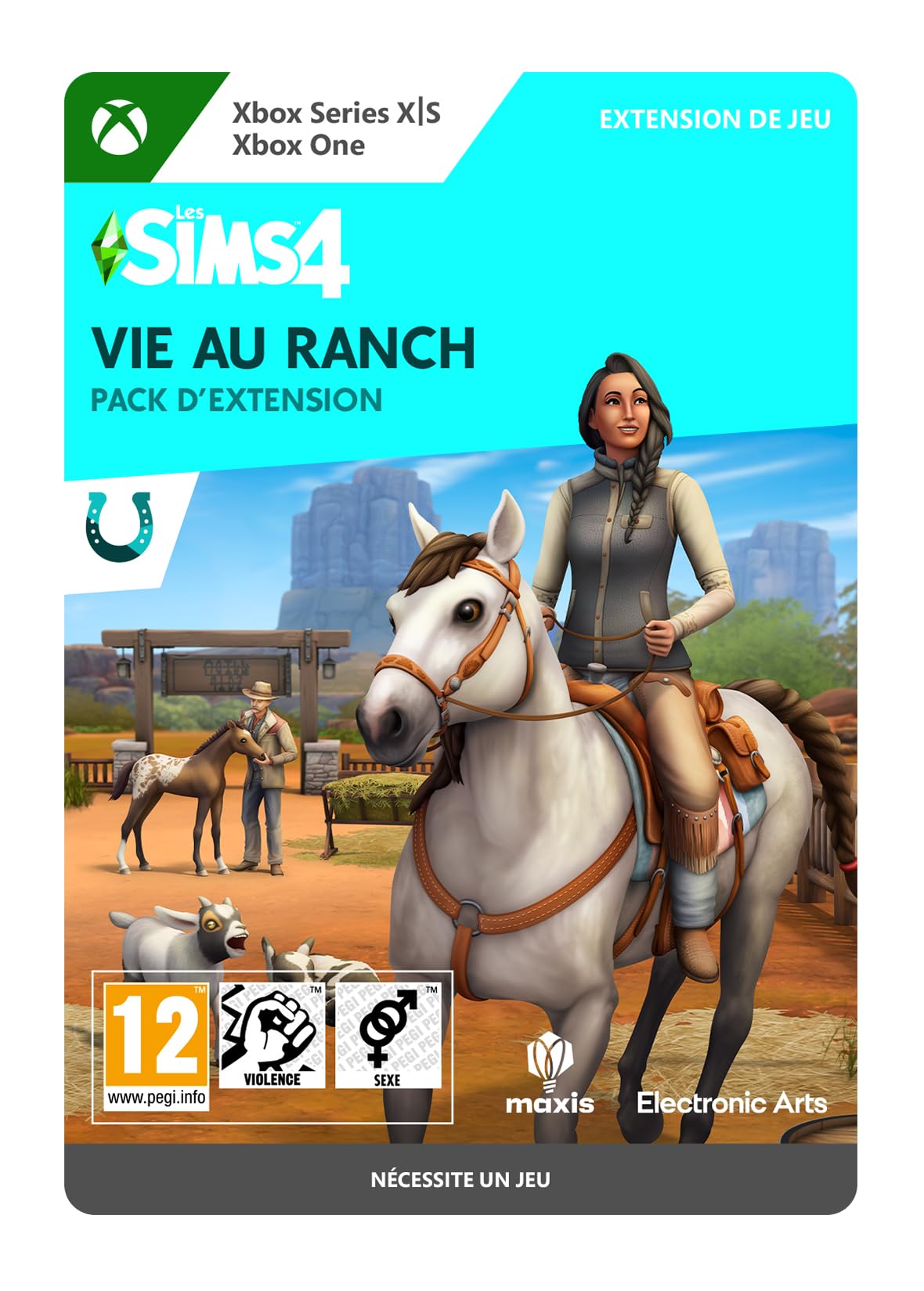The Sims 4: Horse Ranch Expansion Pack | Xbox One/Series X|S - Code jeu à télécharger