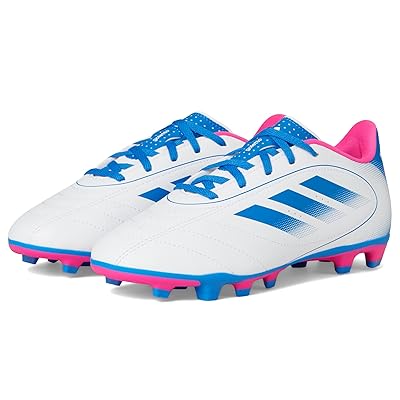 adidas Kids Goletto Ix Firm Ground/Multi Ground Soccer Cleats Kids Shoes White/Bright Royal/Team Shock Pink
