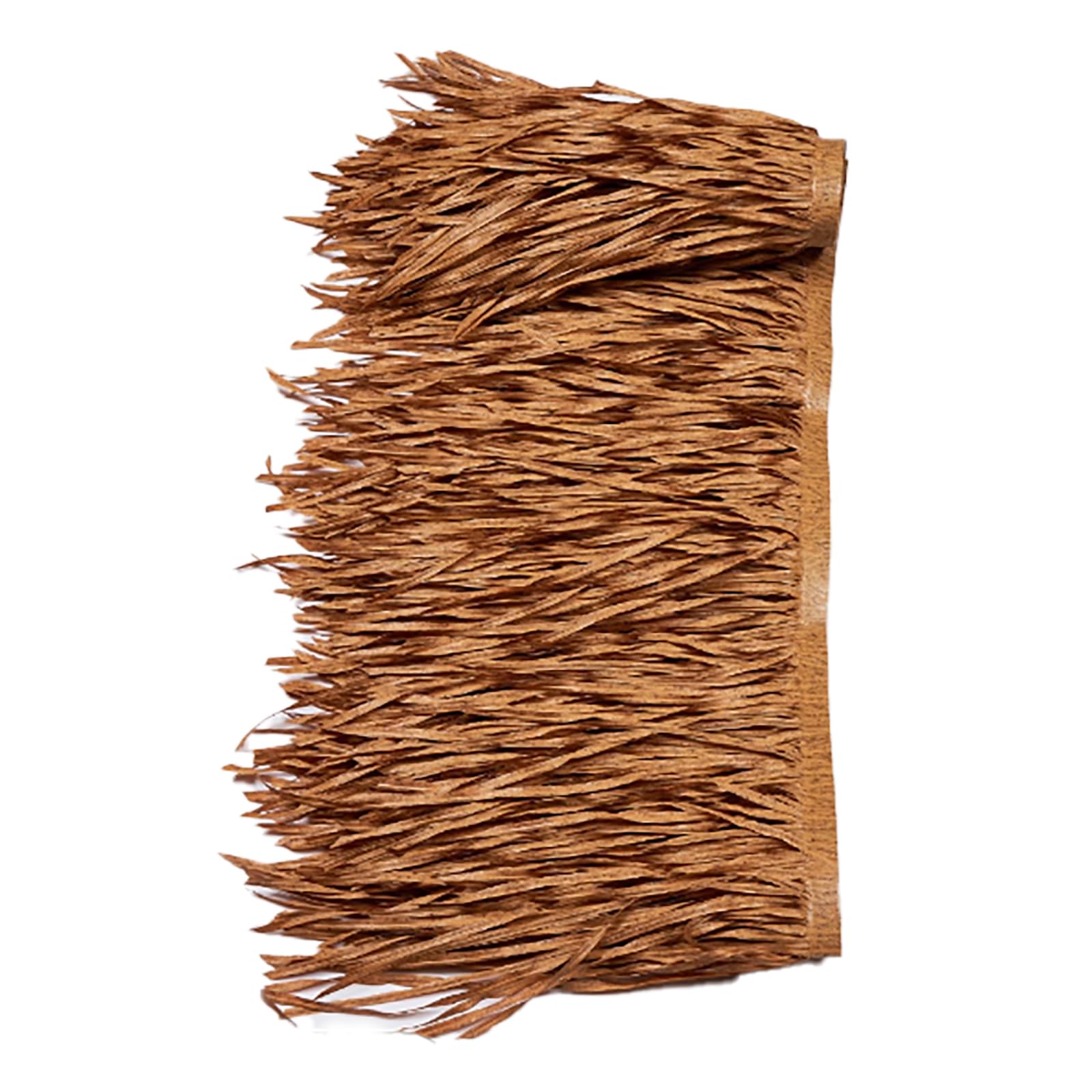DWZL Artificial Palm Thatch Roofing Roll - Resistant PE/PP Synthetic Straw Tiles Zero Maintenance For Tiki Bars Gazebos Pool Cabanas Patio Cover Outdoor Decor(Size:0.5 * 10m,Color:C)