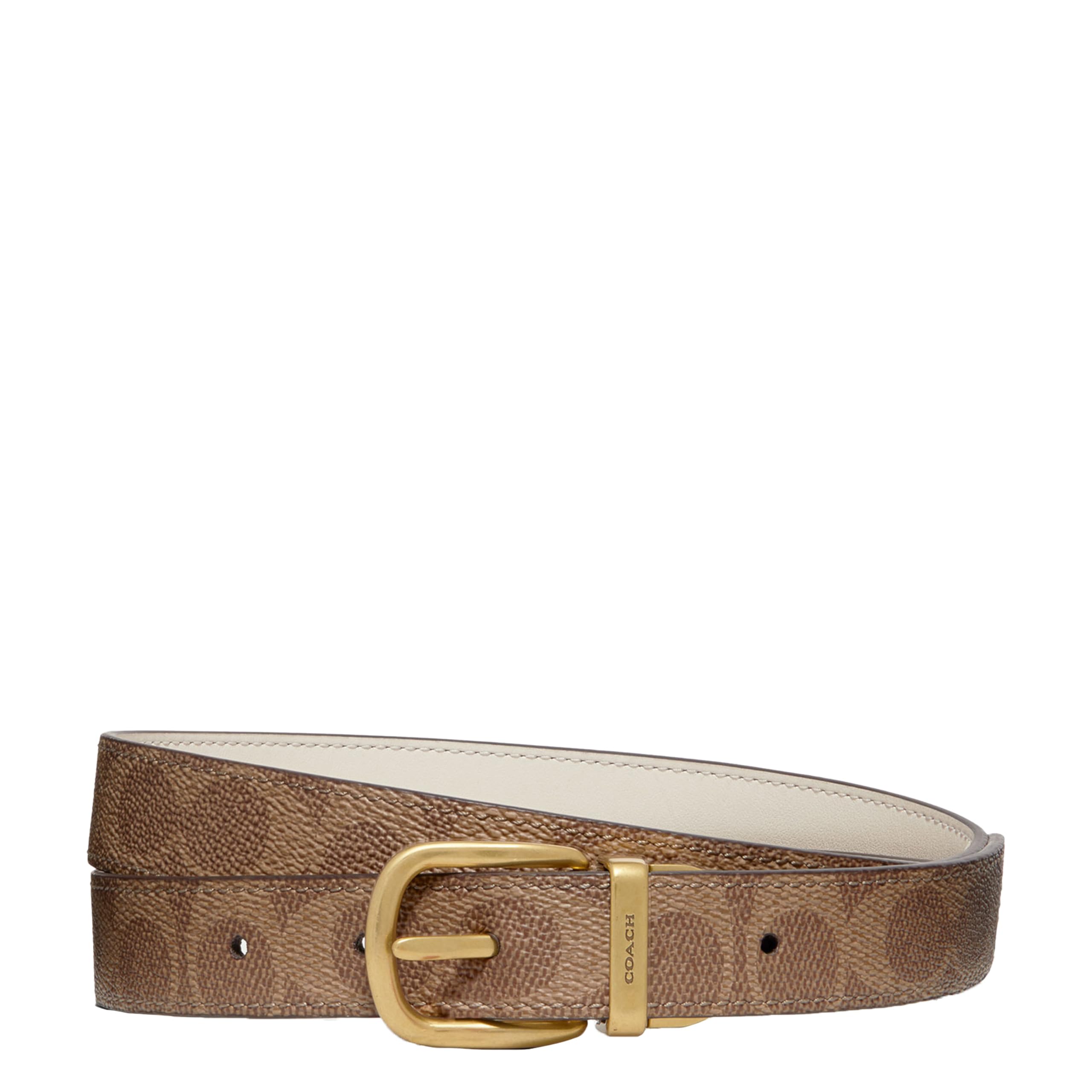 COACH womens 25mm Classic Reversible Coated Canvas Belt