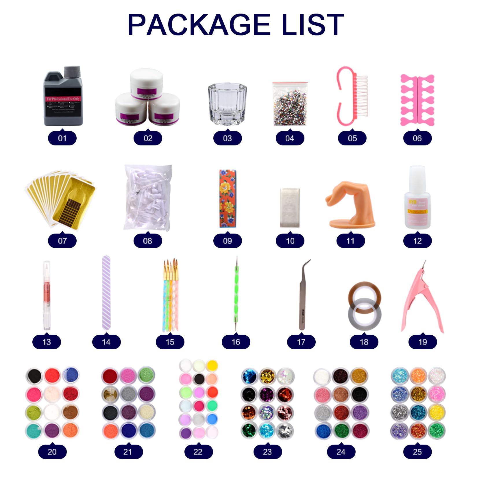 Phoenixy Poudre Acrylique Pour Ongles 78 Couleurs Kit Acrylique Ongles Complet Avec Acrylique Liquide Monomer Faux Ongles Outils D'art D'ongle Nail Art Extension Kit Manucure