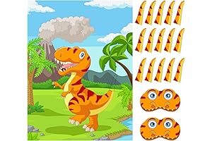 Pin the Horn on the Triceratops: Engage in Roaring Fun at Dino-Themed Gatherings