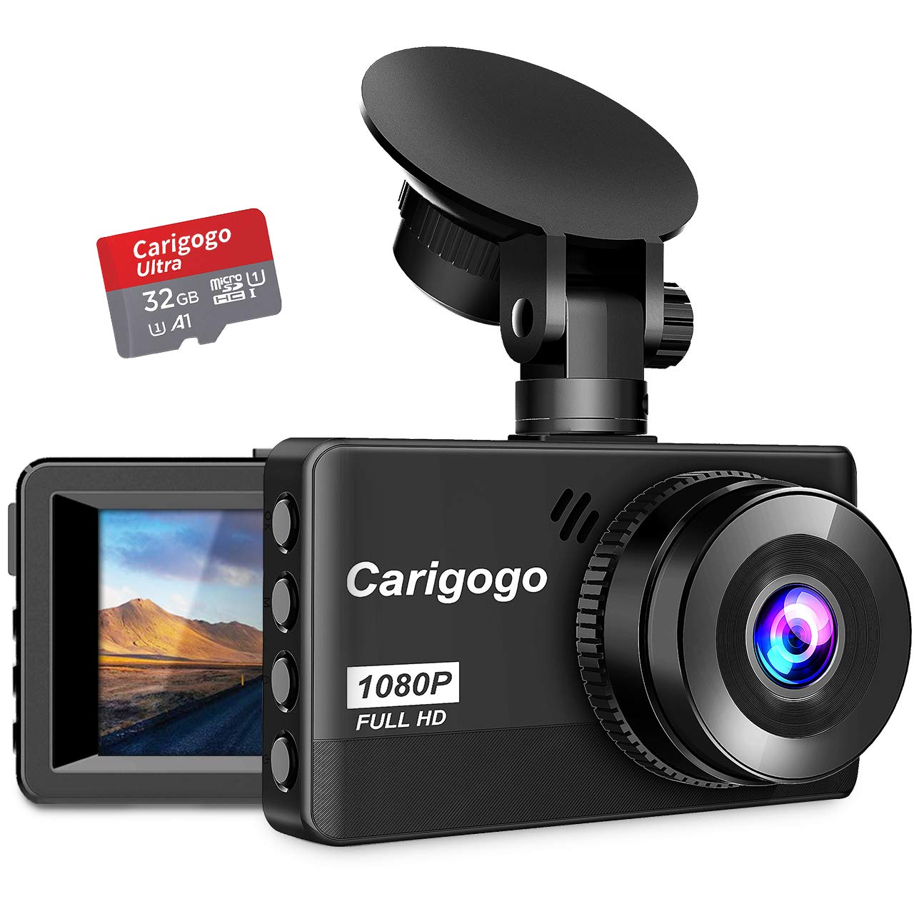 How to Install BOOGIIO Dash Cam FHD Front with 32G SD Card on Windshield   Best Cheap Dashcam 