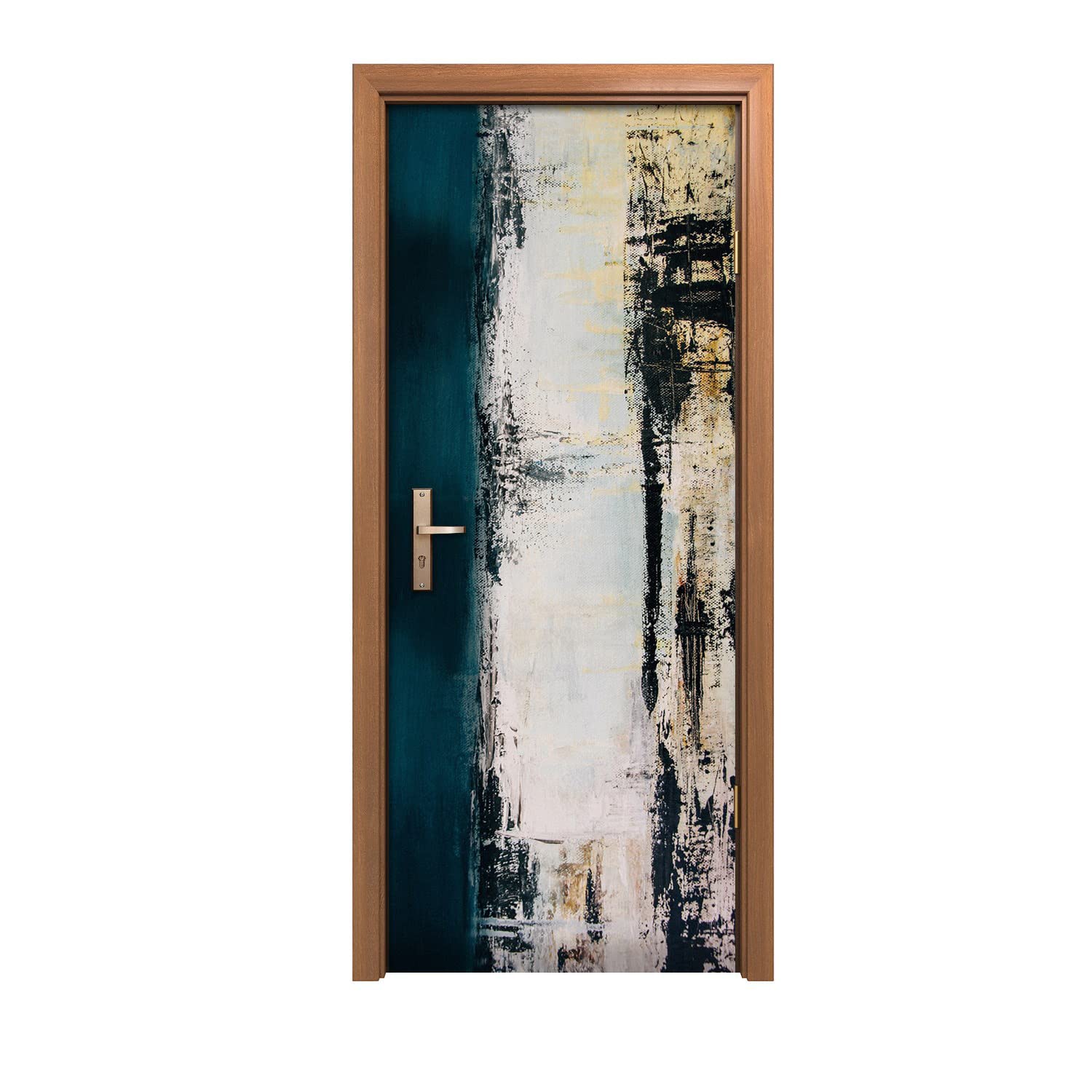 Autocollant de porte 90x200cm plage sticker mural design