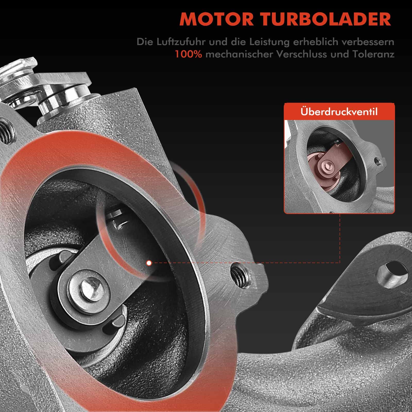 Frankberg Turbolader Abgasturbolader Kompatibel mit A-Klasse W176 A200 A160 A180 2012-2018 B-Klasse W242 W246 B200 B160 B180 B200 2011-2018 CLA Coupe C117 CLA 200 Replace# 2700902780