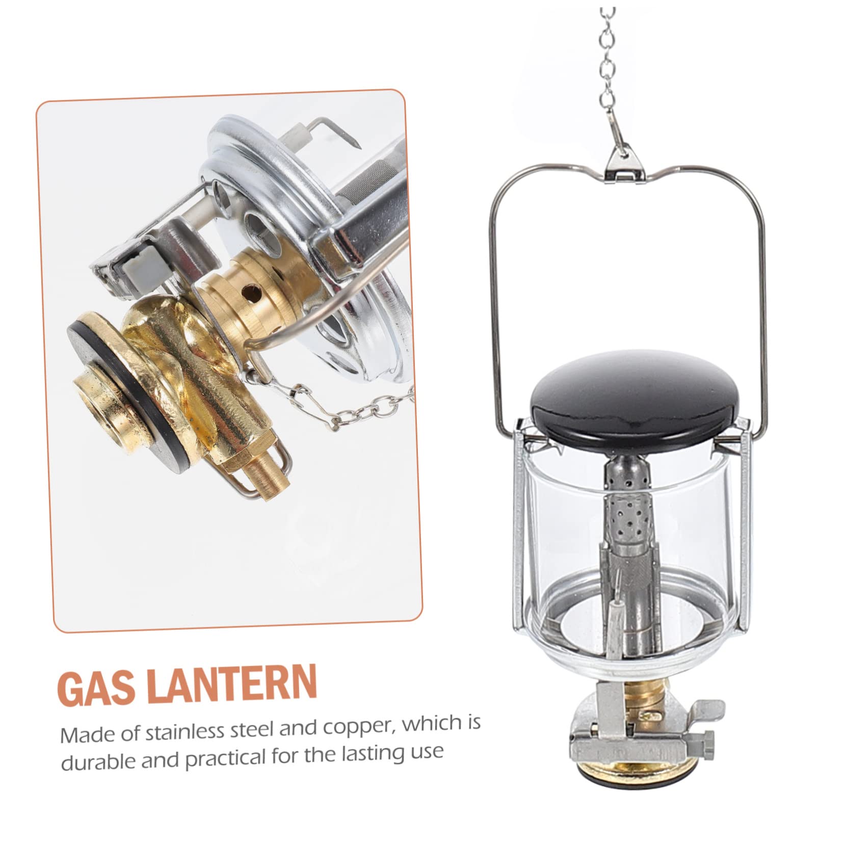 NAMOARLY 1set Outdoor Gas Lantern Light Portable Camping Lamp for Tent Illumination Lightweight Convenient for Camping Hiking and Outdoor Activities