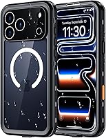 Vista 12 de Red2Fire Funda impermeable para iPhone 16, protector de pantalla integrado y protector de cámara, compatible con MagSafe, cuerpo completo a prueba