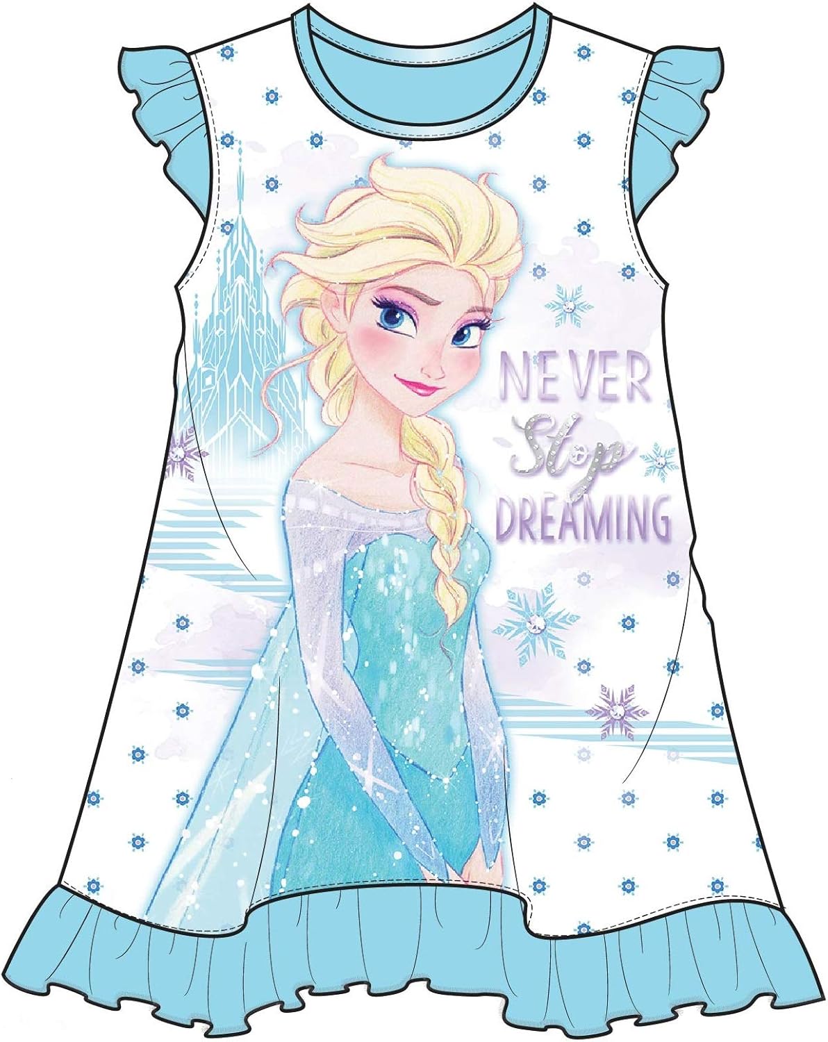 Disney Frozen Never Stop Dreaming Toddler Girls Nightgown