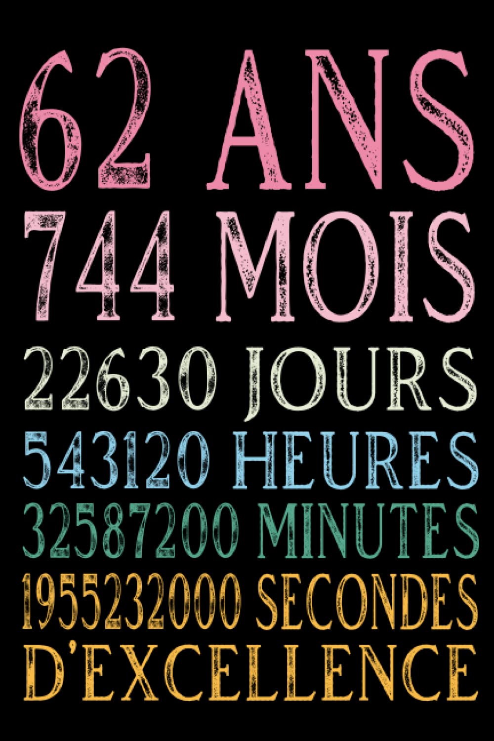 Buy 62 Ans D excellence Joyeux Anniversaire 62 Ans Femme Cadeau Buy 62 Ans D excellence Joyeux Anniversaire 62 Ans Femme Cadeau