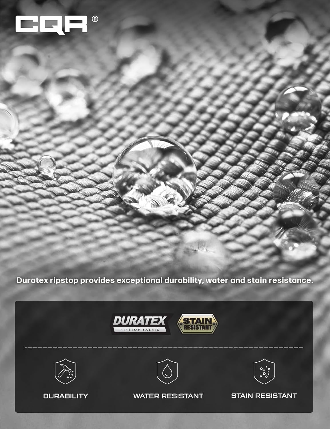 CQR Men's Tactical Pants, Water Resistant Ripstop Cargo Pants, Lightweight EDC Work Hiking Pants, Outdoor Apparel - Image 9