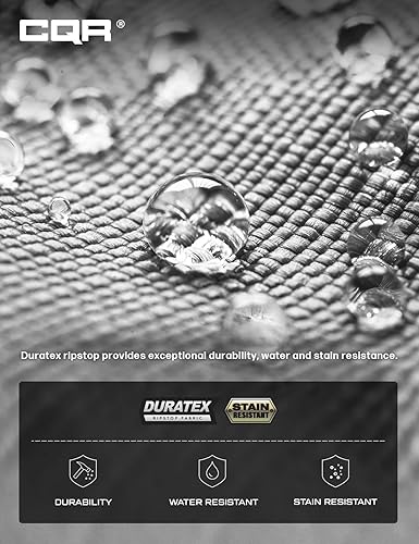 Miniatura 7 de CQR Pantalones tácticos para hombre, resistentes al agua, pantalones cargo Ripstop, ligeros EDC trabajo, senderismo, ropa para exteriores