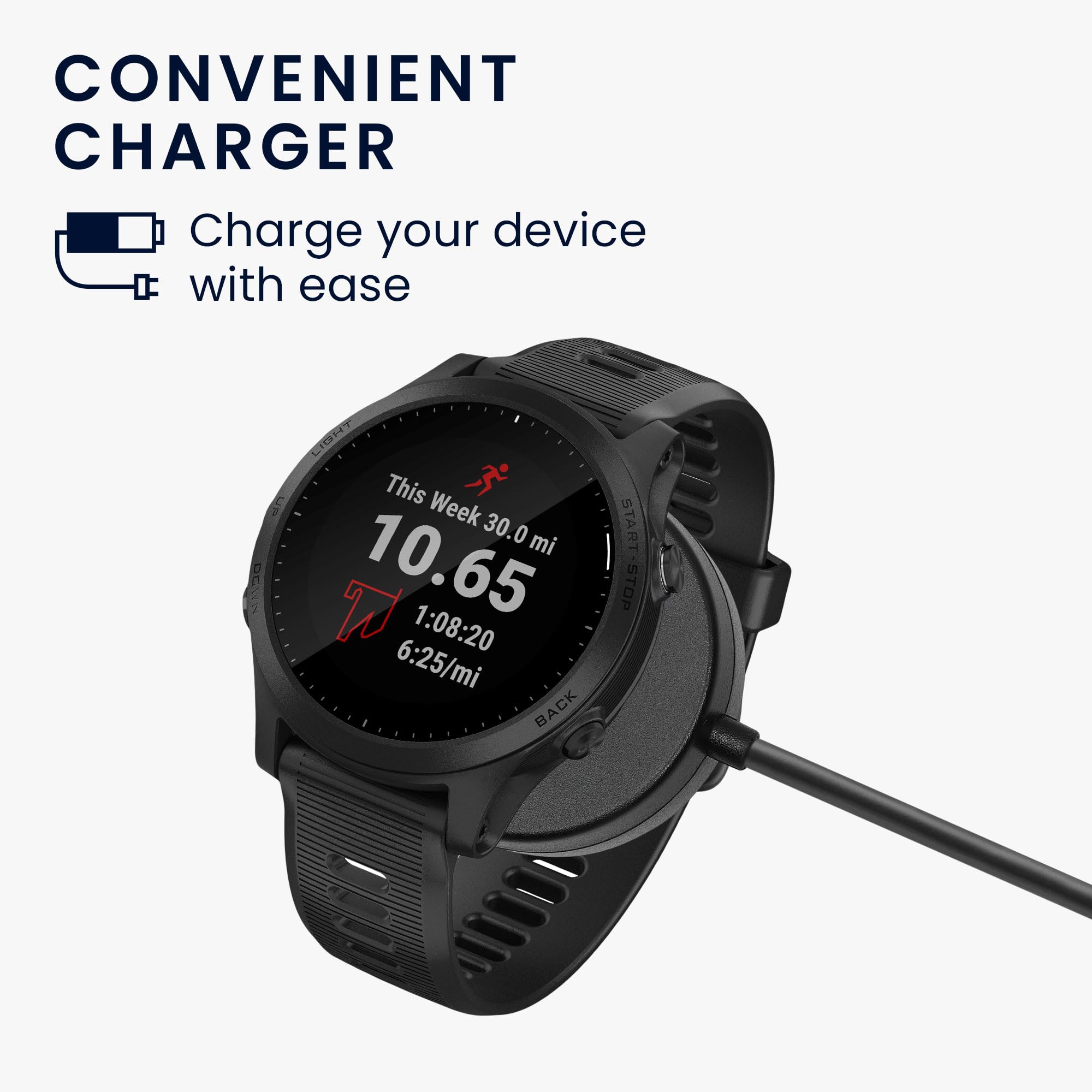 Cavo Ricarica per Garmin Forerunner 645 645 Music 230 235 30 35 - Cavetto USB