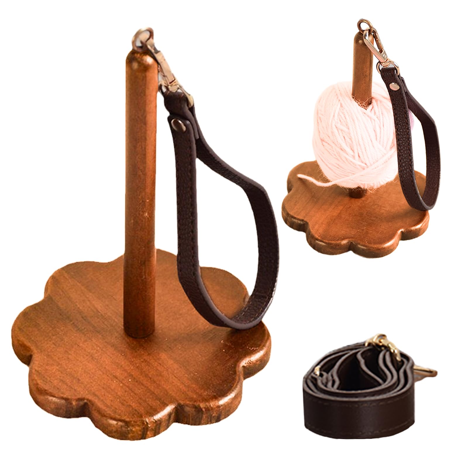 Support de filetage de bois pour fils à coudre de matelassage et de broderie