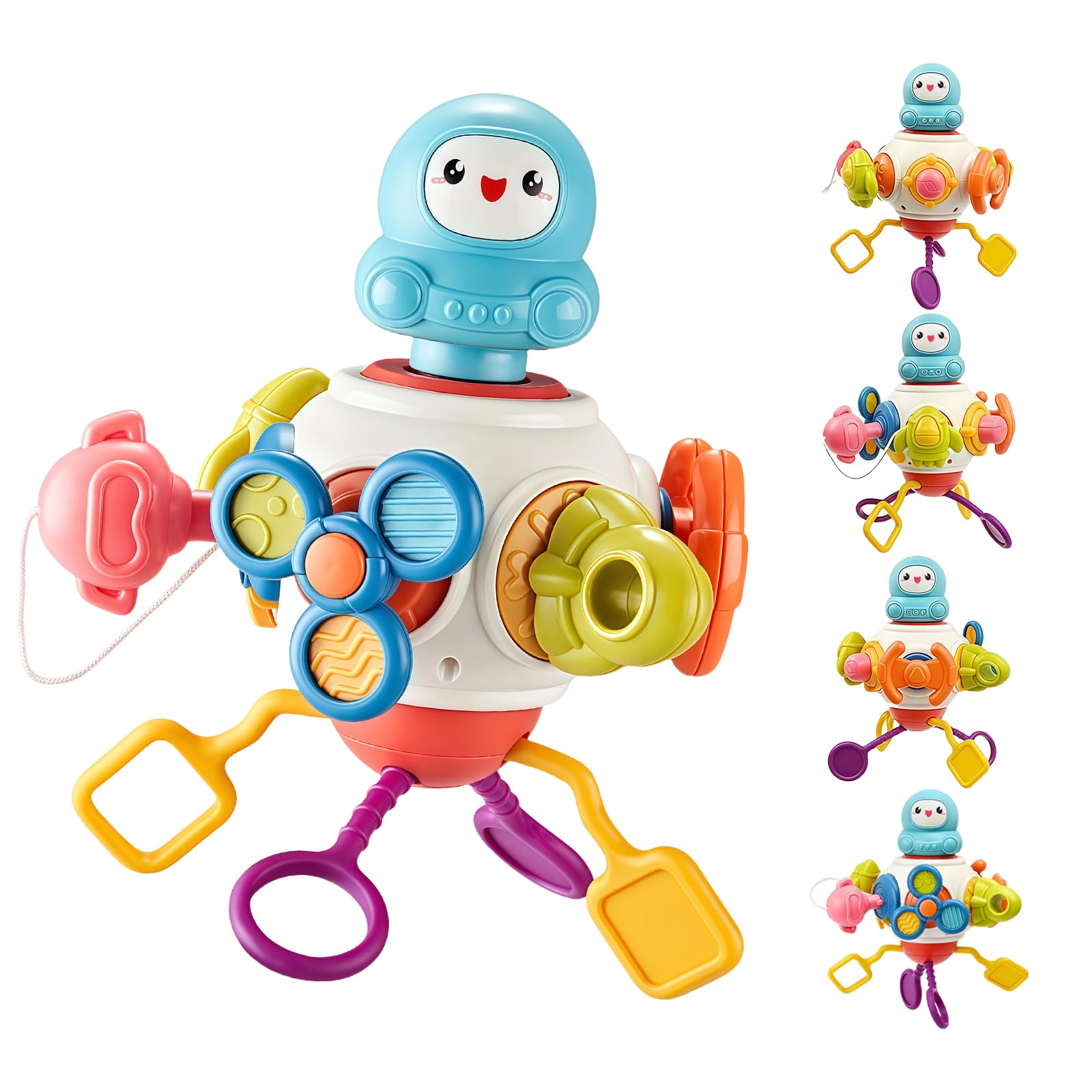 AMFUN Baby Montessori Toys, Montessoris Busy Cube Toy, Grabbing Ball Toy for 1 2 3 Years,Rattle Sensory Birthday Gifts