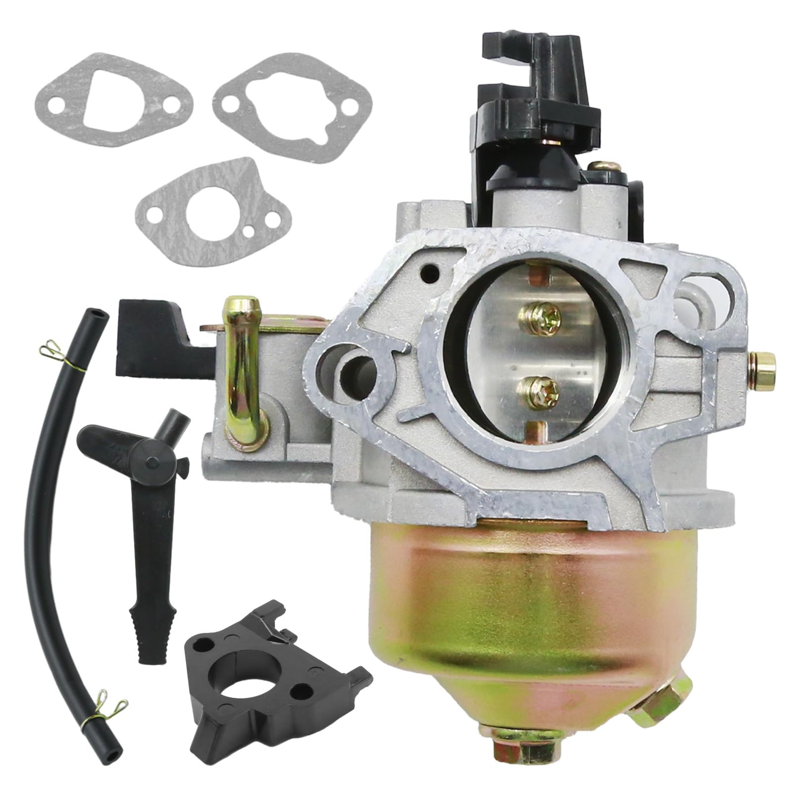 Hoypeyfiy 16100-ZE3-V01 Vergaser-Kit, Ersatz für Honda Motor GX340 GX390, Ersatz für Predator 389cc 420cc 11HP 13HP Motor, ersetzt 16100-Z5T-901