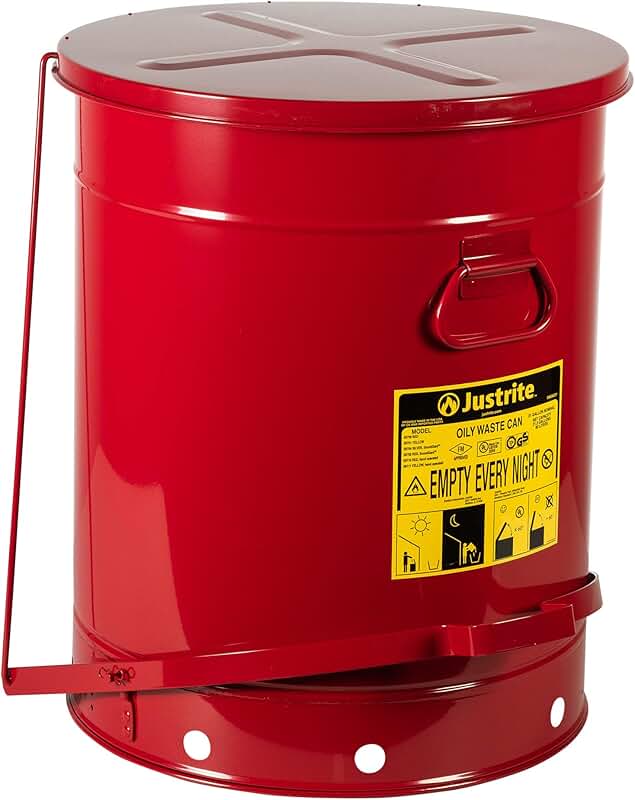 oily rag container Industrial & Scientific