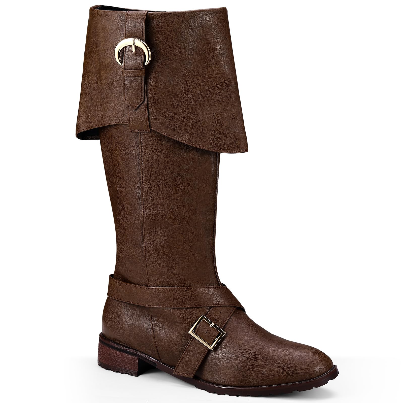 Jiuguva Men's Pirate Medieval Boots