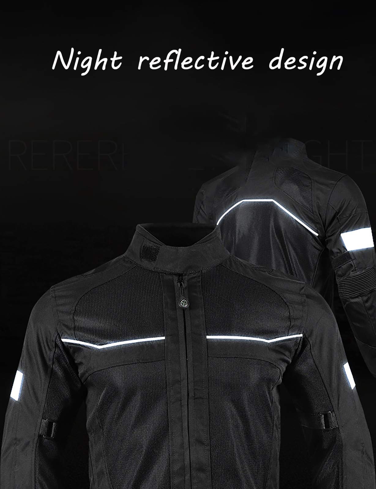 Giacca Giubbotto Moto Uomo Motocicletta Cordura Protezioni CE Giacca antigoccia per uomo e donna in mesh traspirante per motociclisti
