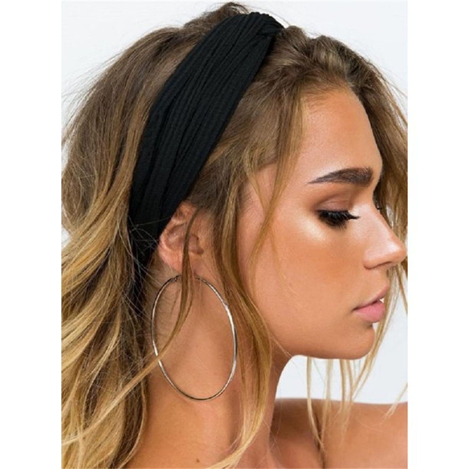 Accessori per capelli per ragazze dolci in tessuto tinta unita alla