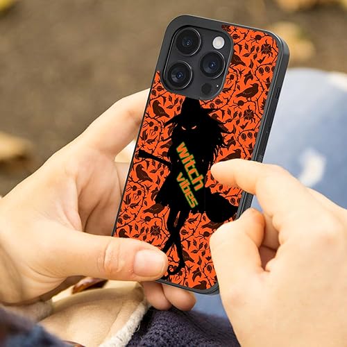 Miniatura 3 de Fundas de teléfono de Halloween Witch Vibes Bad Witch Spooky Vibes compatibles con iPhone 15, 14, 13, 12, 11 Pro Max, XR, Samsung Galaxy S23 S22 S21