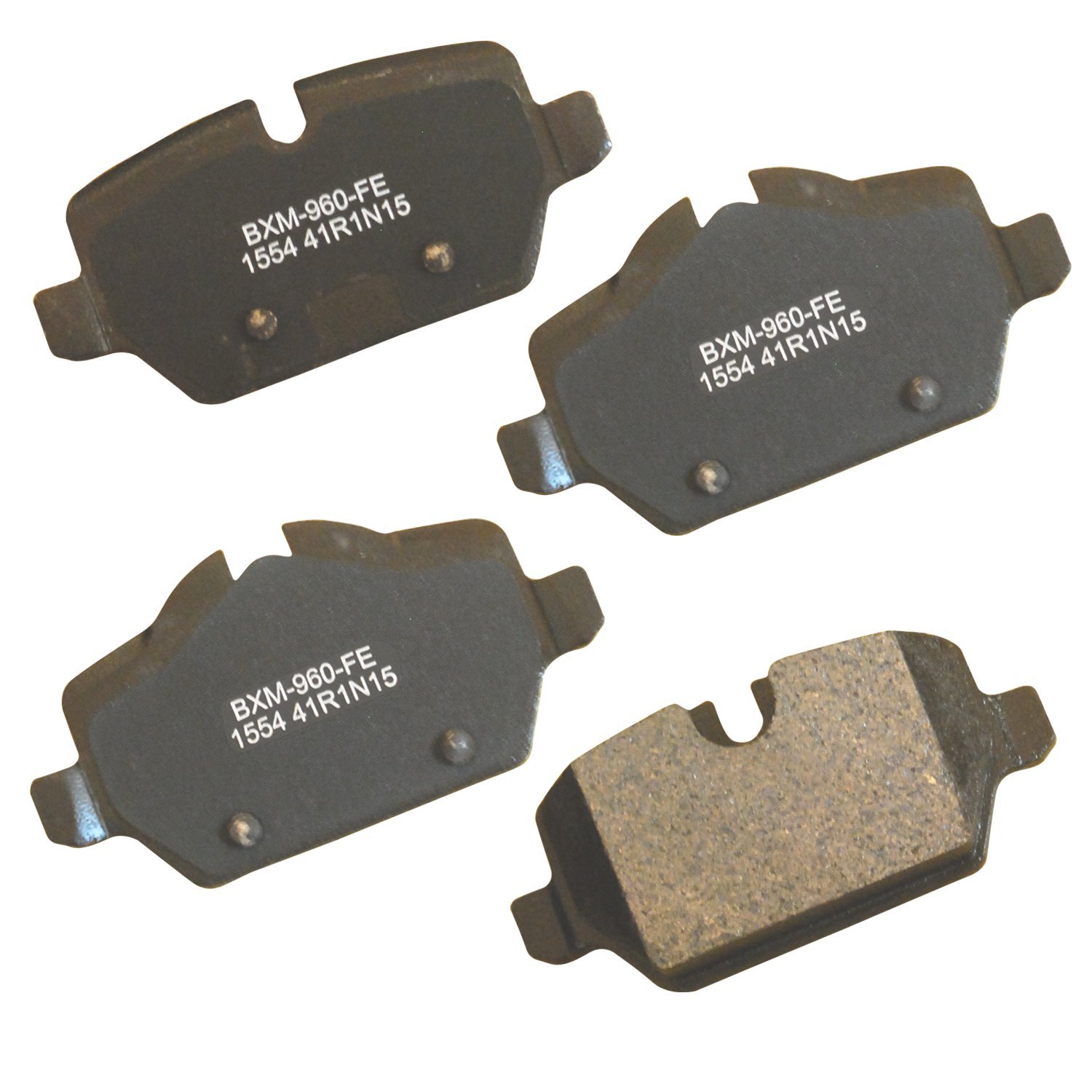 Bendix Premium SBM1554 Semi-Metallic Rear Brake Pads for Mini Cooper Countryman 2016-2011, Cooper Paceman 2016-2013