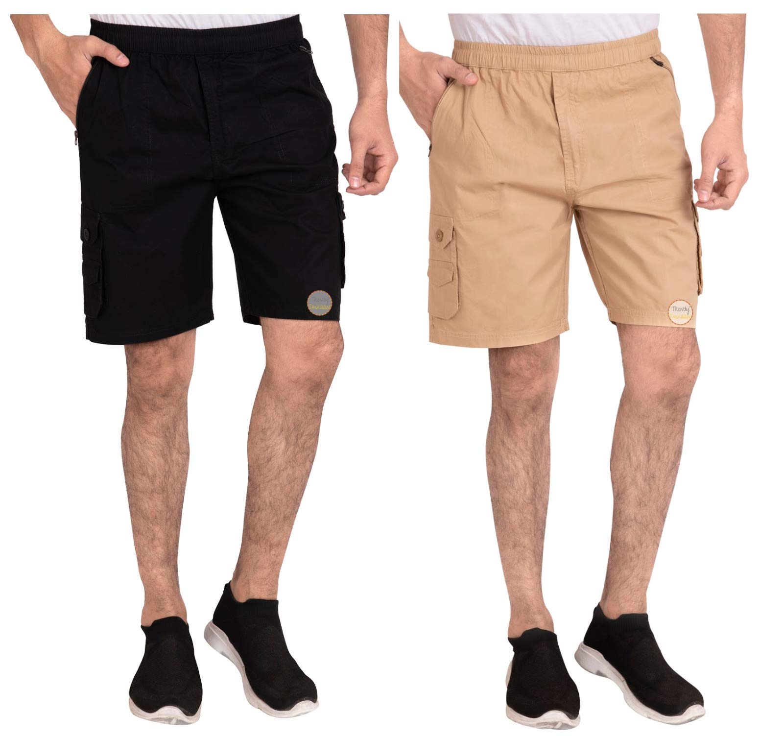 trendy dukaan Men's Cotton Twill Shorts-picture-12