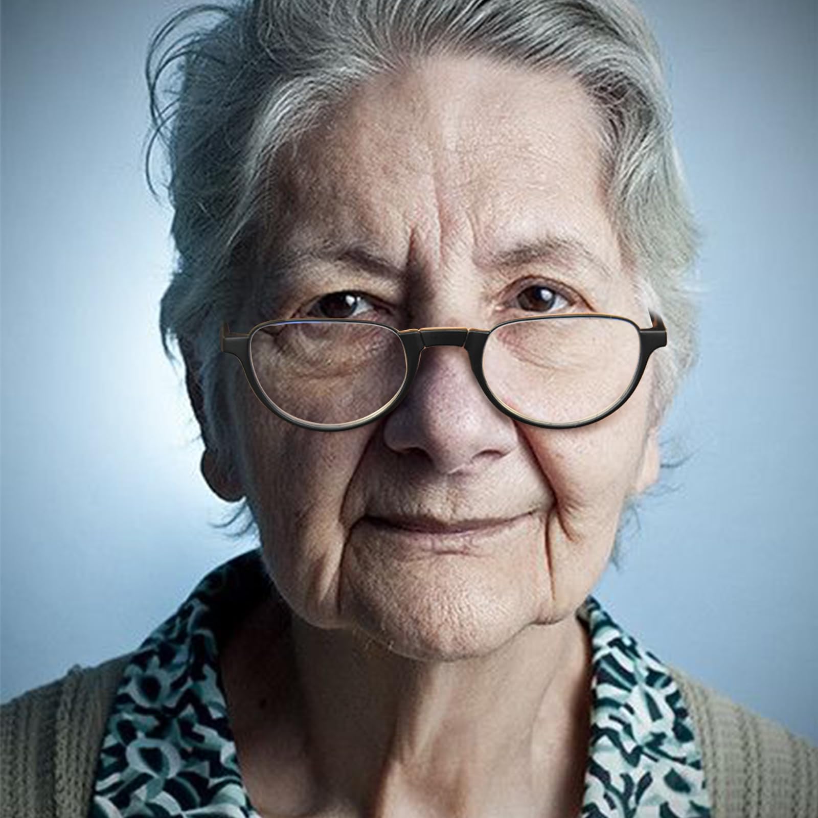 ZESAKER Folding Reading Glasses for Women Men, Portable Blue Light Blocking Readers Compact Reading Eyeglasses with Zipper Case (Black, 2.0)