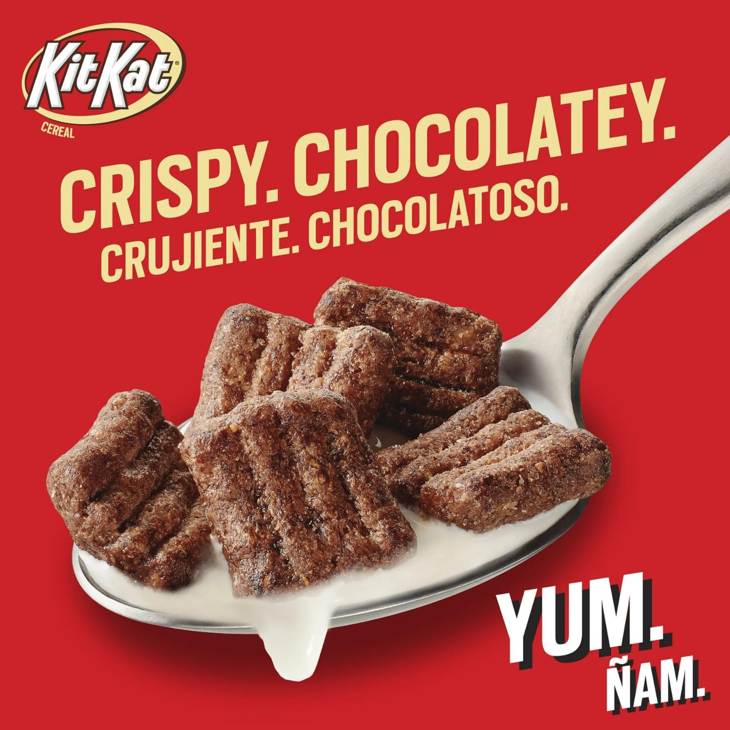 Cereales de desayuno de cacao Nestlé KitKat con chocolate con leche, 12 x 330 g (3,96 kg)