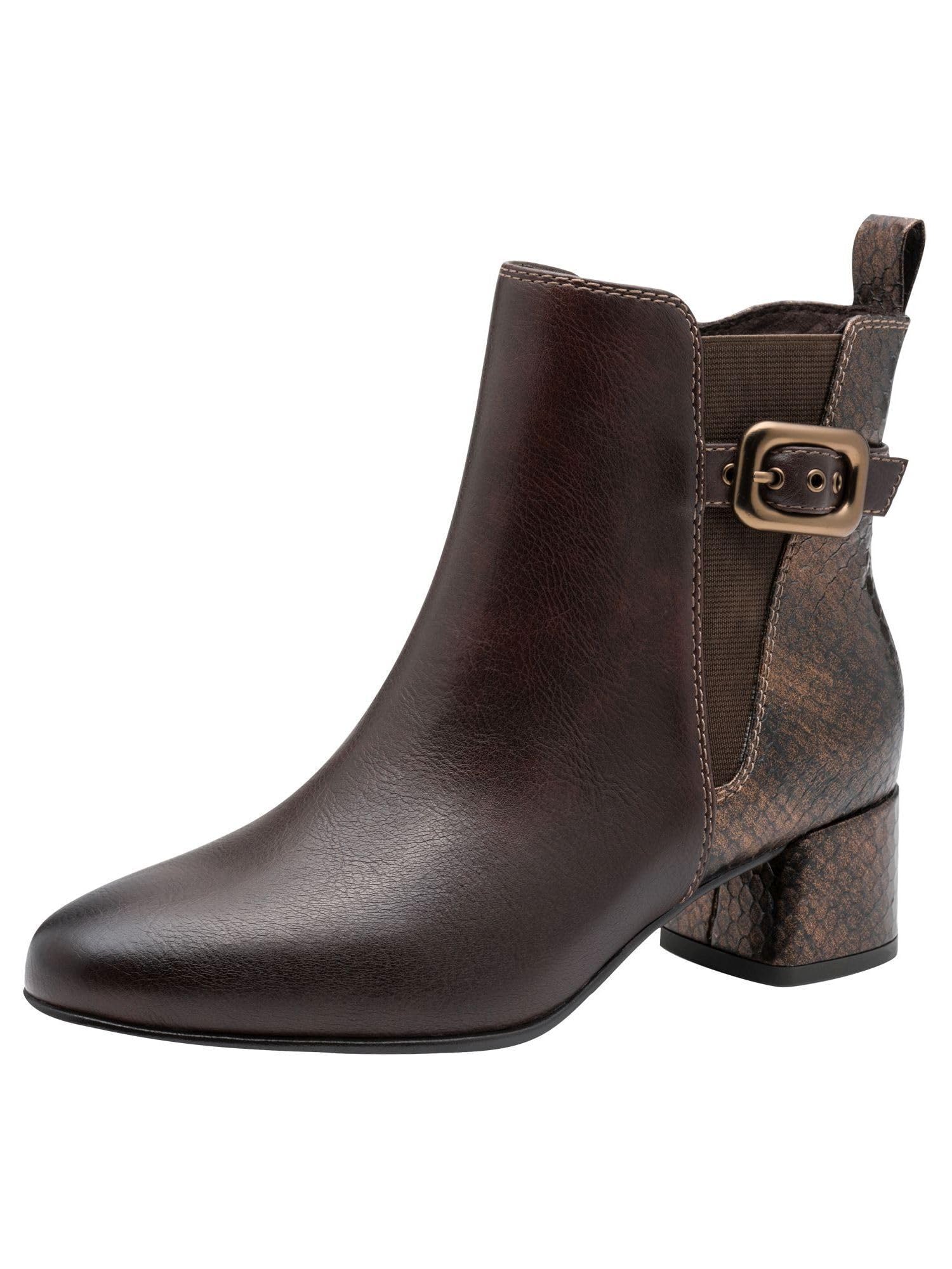 Marco Tozzi Women's Chelsea-Stiefel 2-25342-45 Fashion Boot, Mocca Comb, 7.5 UK