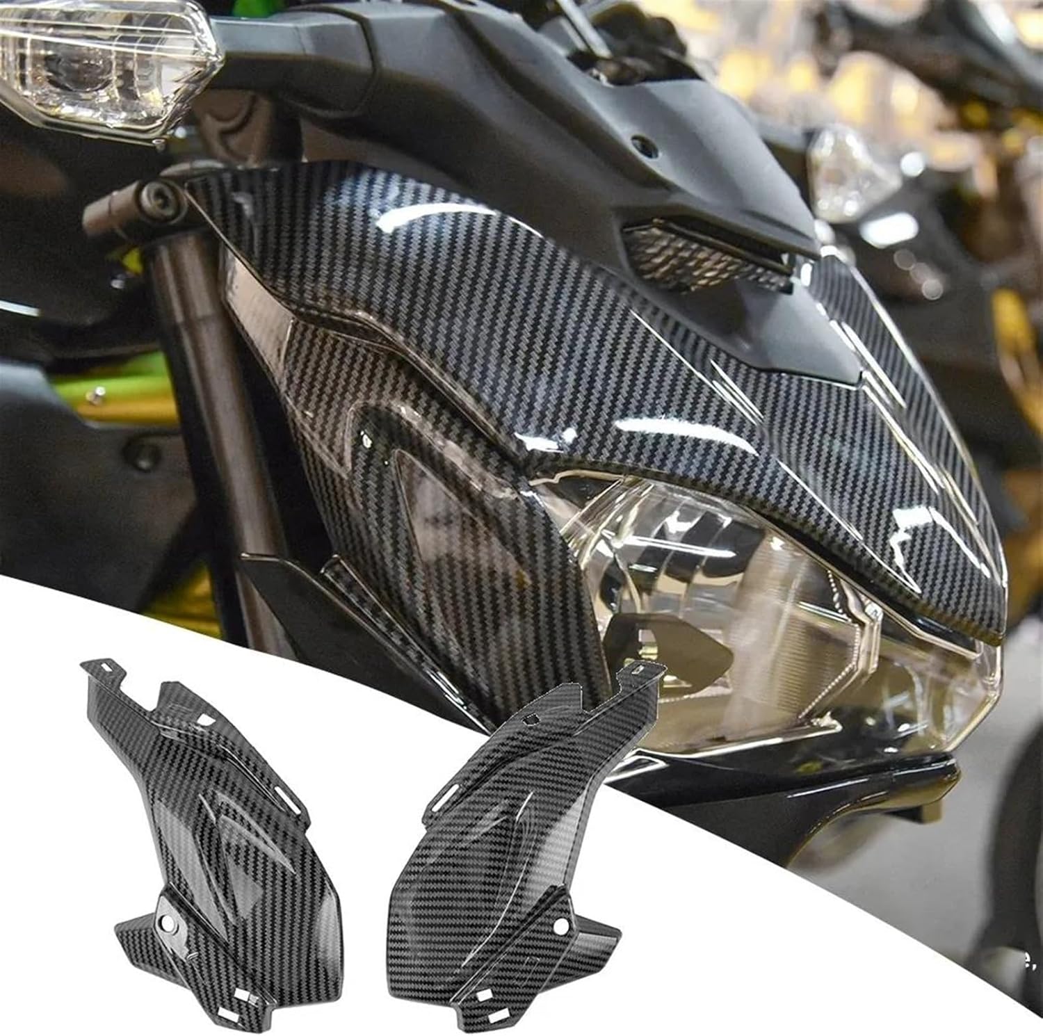 Motorcycle frame front 🎴 side nose cover 【合成品】 headlight