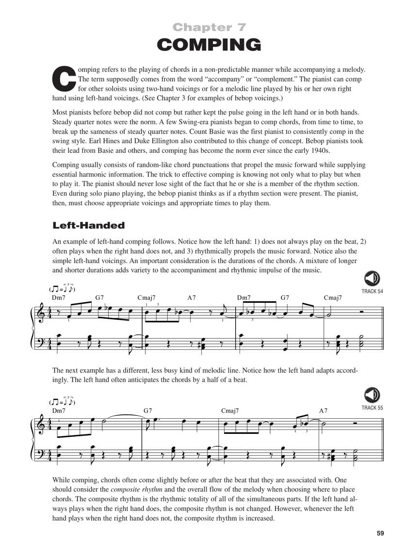 Bebop jazz piano piano +cd: The Complete Guide with Audio