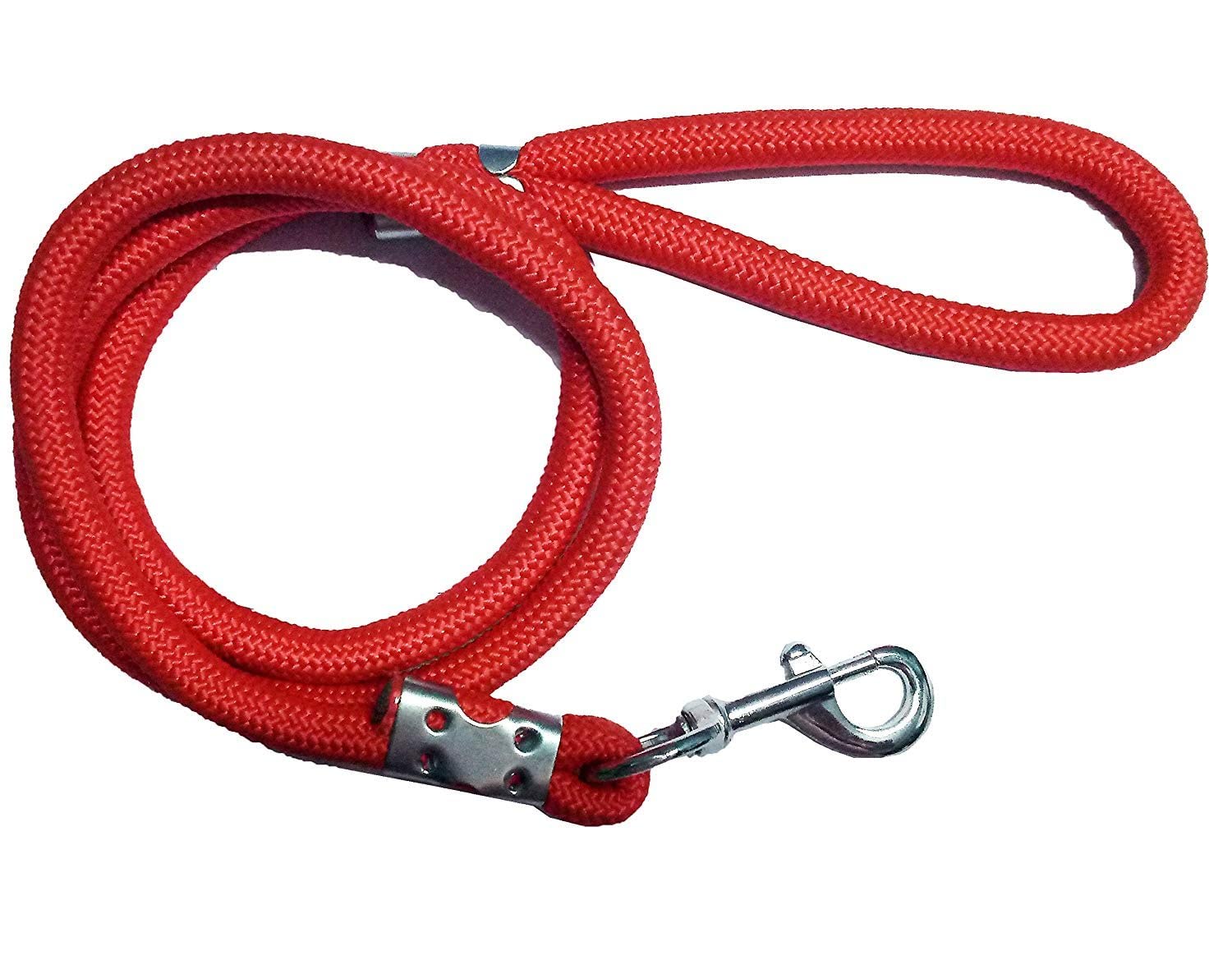 RvPaws Stylish Comfortable 12 mm Nylon Red Dog Rope Leash-for Medium Pets & Dogs Red Color (B09QKZXZFJ) Amazon Price History, Amazon Price Tracker
