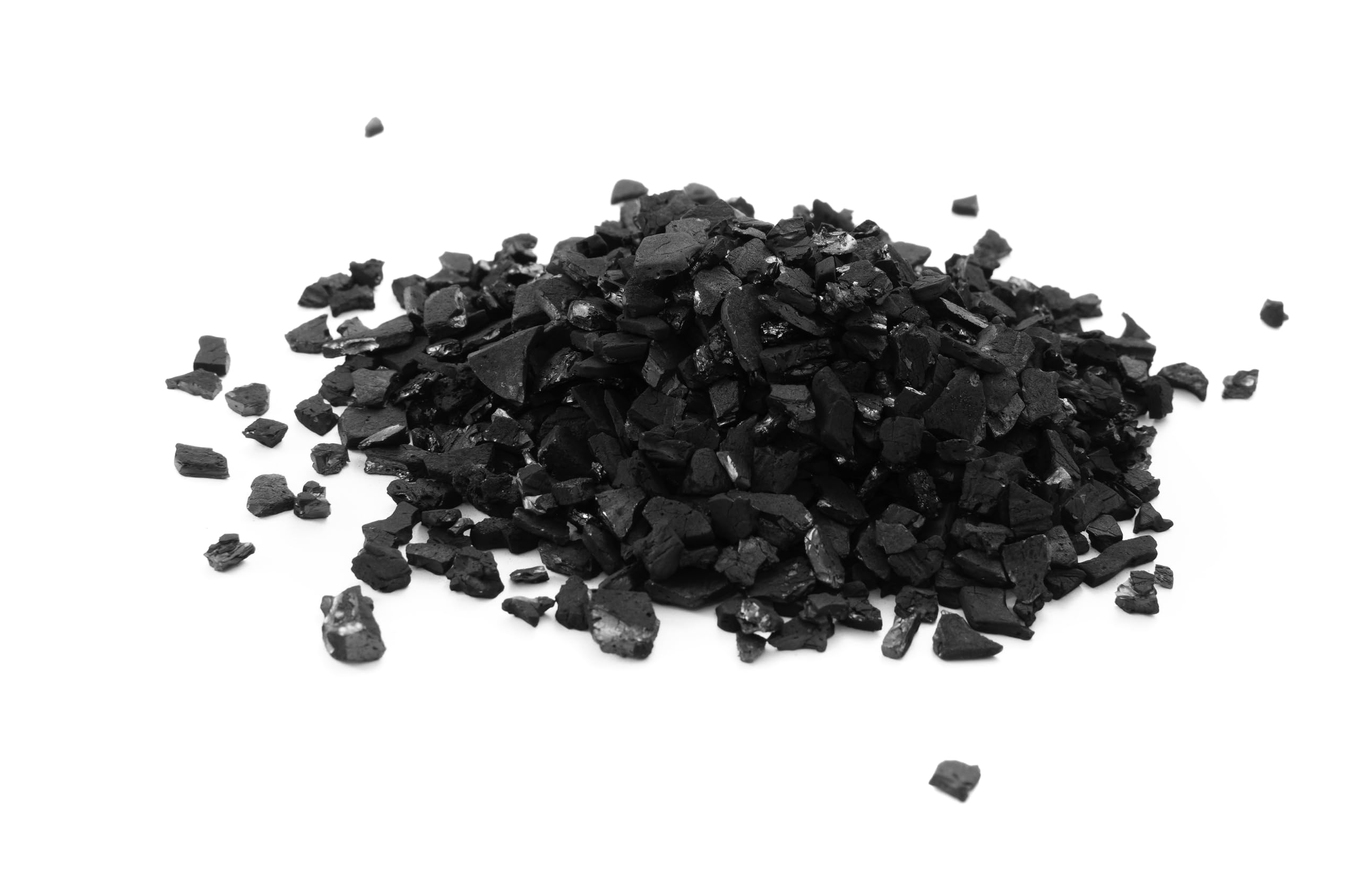 2,5 litri di granulato di carbone attivo da gusci di noce di cocco per la purificazione dell'aria (3,4-4,8mm / 4x6mesh)