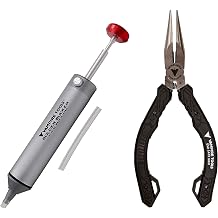 5.5" Mini Long Nose Pliers + Solder Sucker