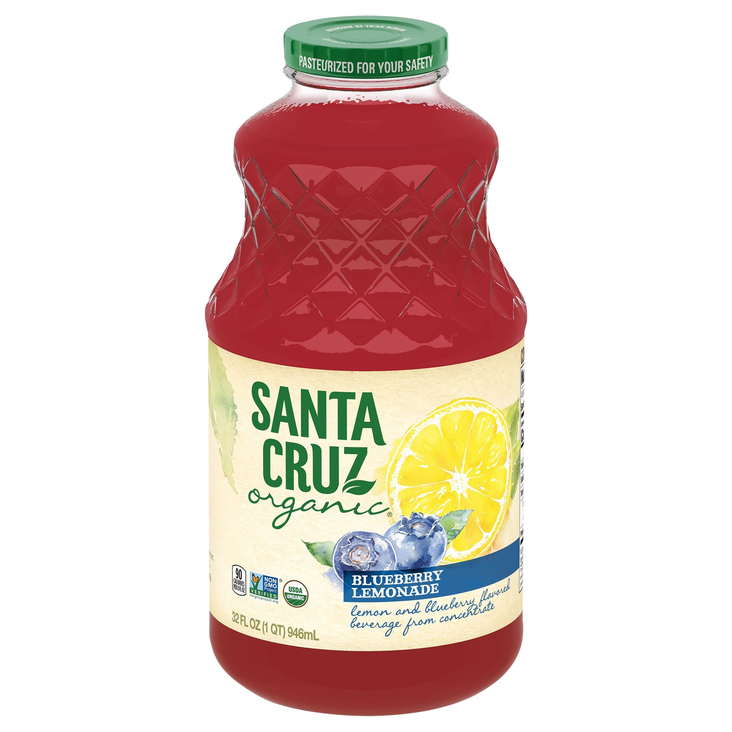 SANTA CRUZ ORGANIC Organic Blueberry Lemonade, 32 FZ