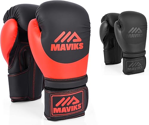 MAVIKS Guantes de boxeo para hombres y mujeres, guantes de saco de boxeo, guantes de boxeo para hombres, juego de guantes de boxeo, guantes de